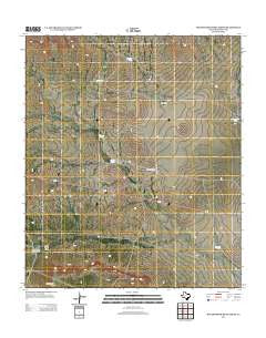 Molesworth Mesa North Texas Historical topographic map, 1:24000 scale, 7.5 X 7.5 Minute, Year 2012