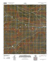 Molesworth Mesa South Texas Historical topographic map, 1:24000 scale, 7.5 X 7.5 Minute, Year 2010