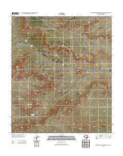 Molesworth Mesa South Texas Historical topographic map, 1:24000 scale, 7.5 X 7.5 Minute, Year 2012