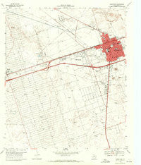 Monahans Texas Historical topographic map, 1:24000 scale, 7.5 X 7.5 Minute, Year 1969
