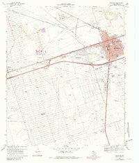 Monahans Texas Historical topographic map, 1:24000 scale, 7.5 X 7.5 Minute, Year 1969
