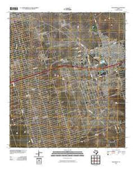 Monahans Texas Historical topographic map, 1:24000 scale, 7.5 X 7.5 Minute, Year 2010