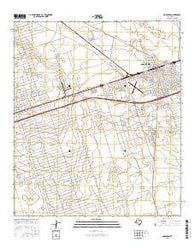 Monahans Texas Current topographic map, 1:24000 scale, 7.5 X 7.5 Minute, Year 2016
