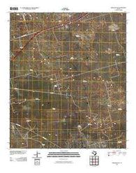Monahans SE Texas Historical topographic map, 1:24000 scale, 7.5 X 7.5 Minute, Year 2010
