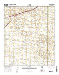 Monahans SE Texas Current topographic map, 1:24000 scale, 7.5 X 7.5 Minute, Year 2016