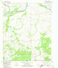 Monkstown Texas Historical topographic map, 1:24000 scale, 7.5 X 7.5 Minute, Year 1980
