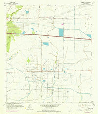Monroe City Texas Historical topographic map, 1:24000 scale, 7.5 X 7.5 Minute, Year 1961