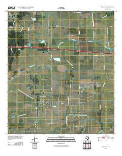 Monroe City Texas Historical topographic map, 1:24000 scale, 7.5 X 7.5 Minute, Year 2010