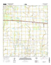 Monroe City Texas Current topographic map, 1:24000 scale, 7.5 X 7.5 Minute, Year 2016