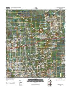 Mont Belvieu Texas Historical topographic map, 1:24000 scale, 7.5 X 7.5 Minute, Year 2013
