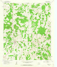 Montague Texas Historical topographic map, 1:24000 scale, 7.5 X 7.5 Minute, Year 1961