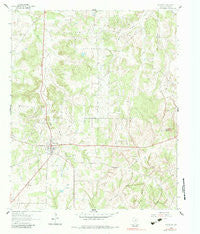 Montague Texas Historical topographic map, 1:24000 scale, 7.5 X 7.5 Minute, Year 1961