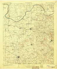 Montague Texas Historical topographic map, 1:125000 scale, 30 X 30 Minute, Year 1905