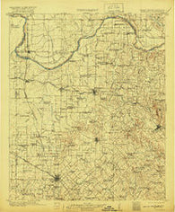 Montague Texas Historical topographic map, 1:125000 scale, 30 X 30 Minute, Year 1905