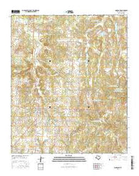Montague Texas Current topographic map, 1:24000 scale, 7.5 X 7.5 Minute, Year 2016