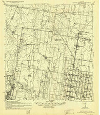 Monte Christo Texas Historical topographic map, 1:62500 scale, 15 X 15 Minute, Year 1940