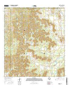 Montell Texas Current topographic map, 1:24000 scale, 7.5 X 7.5 Minute, Year 2016