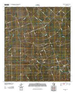 Monteola Texas Historical topographic map, 1:24000 scale, 7.5 X 7.5 Minute, Year 2010