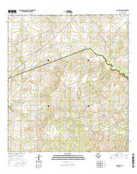 Monteola Texas Current topographic map, 1:24000 scale, 7.5 X 7.5 Minute, Year 2016