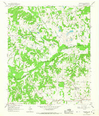 Monticello Texas Historical topographic map, 1:24000 scale, 7.5 X 7.5 Minute, Year 1965