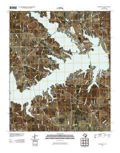 Monticello Texas Historical topographic map, 1:24000 scale, 7.5 X 7.5 Minute, Year 2010
