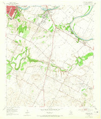 Montopolis Texas Historical topographic map, 1:24000 scale, 7.5 X 7.5 Minute, Year 1955