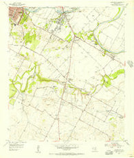 Montopolis Texas Historical topographic map, 1:24000 scale, 7.5 X 7.5 Minute, Year 1955
