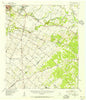 Montopolis Texas Historical topographic map, 1:62500 scale, 15 X 15 Minute, Year 1955