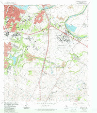 Montopolis Texas Historical topographic map, 1:24000 scale, 7.5 X 7.5 Minute, Year 1988