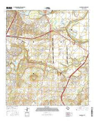 Montopolis Texas Current topographic map, 1:24000 scale, 7.5 X 7.5 Minute, Year 2016