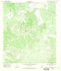Monument Mountain Texas Historical topographic map, 1:24000 scale, 7.5 X 7.5 Minute, Year 1968