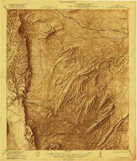 Monument Spring Texas Historical topographic map, 1:62500 scale, 15 X 15 Minute, Year 1921