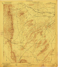 Monument Spring Texas Historical topographic map, 1:62500 scale, 15 X 15 Minute, Year 1921