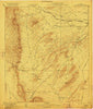 Monument Spring Texas Historical topographic map, 1:62500 scale, 15 X 15 Minute, Year 1921