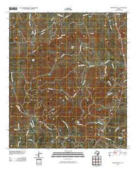 Monument Hill Texas Historical topographic map, 1:24000 scale, 7.5 X 7.5 Minute, Year 2010