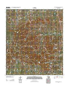 Monument Hill Texas Historical topographic map, 1:24000 scale, 7.5 X 7.5 Minute, Year 2012