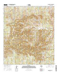 Monument Hill Texas Current topographic map, 1:24000 scale, 7.5 X 7.5 Minute, Year 2016