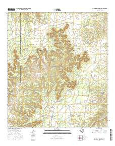 Monument Mountain Texas Current topographic map, 1:24000 scale, 7.5 X 7.5 Minute, Year 2016