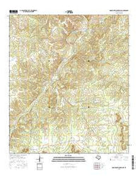 Monument Mountain SE Texas Current topographic map, 1:24000 scale, 7.5 X 7.5 Minute, Year 2016