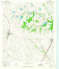 Moody Texas Historical topographic map, 1:24000 scale, 7.5 X 7.5 Minute, Year 1965