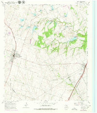 Moody Texas Historical topographic map, 1:24000 scale, 7.5 X 7.5 Minute, Year 1965