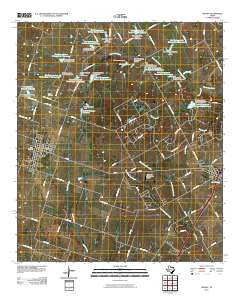 Moody Texas Historical topographic map, 1:24000 scale, 7.5 X 7.5 Minute, Year 2010