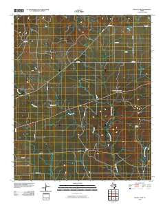 Moons Camp Texas Historical topographic map, 1:24000 scale, 7.5 X 7.5 Minute, Year 2010