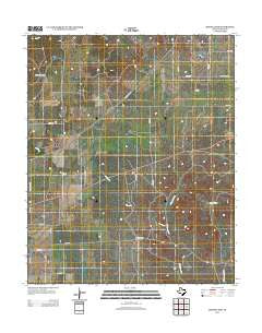 Moons Camp Texas Historical topographic map, 1:24000 scale, 7.5 X 7.5 Minute, Year 2012