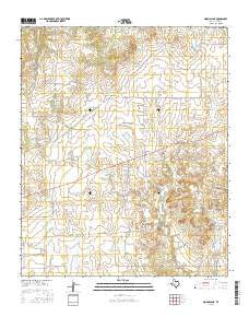 Moons Camp Texas Current topographic map, 1:24000 scale, 7.5 X 7.5 Minute, Year 2016