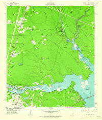 Moonshine Hill Texas Historical topographic map, 1:24000 scale, 7.5 X 7.5 Minute, Year 1961