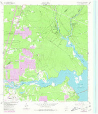 Moonshine Hill Texas Historical topographic map, 1:24000 scale, 7.5 X 7.5 Minute, Year 1961