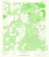 Moore Texas Historical topographic map, 1:24000 scale, 7.5 X 7.5 Minute, Year 1964