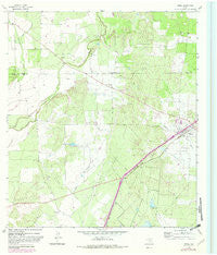 Moore Texas Historical topographic map, 1:24000 scale, 7.5 X 7.5 Minute, Year 1964