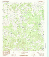 Moore Station Texas Historical topographic map, 1:24000 scale, 7.5 X 7.5 Minute, Year 1984
